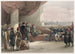 Interview met de vice-koning van Egypte in zijn paleis in Alexandrië op 12 mei 1839 - David Roberts — weergave van het kunstwerk