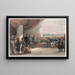Interview met de vice-koning van Egypte in zijn paleis in Alexandrië op 12 mei 1839 - David Roberts — ingelijst kunstwerk aan de muur