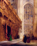 Kapel van King's College Cambridge - David Roberts — weergave van het kunstwerk