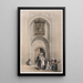 Moderne woning schilderij met de Arabische architectuur van Caïro - David Roberts — ingelijst kunstwerk aan de muur