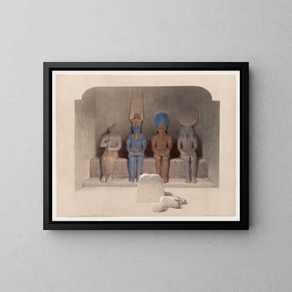 David Roberts - Sanctuary of the Temple of AbooSimbel Nubia.webp