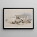 van het Tempel in Wady Dabod, Wadi Dbd, Nubië - David Roberts — ingelijst kunstwerk aan de muur
