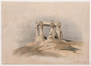 David Roberts - Temple of Wady Kardassy Qirts in Nubia.webp