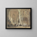 L'église de Dixmude, Flandre-Occidentale - David Roberts — ingelijst kunstwerk aan de muur