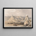 De Citadel van Caïro, residentie van Méhémet Ali - David Roberts — ingelijst kunstwerk aan de muur