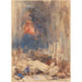 Reproductie van het schilderij La Destruction de Pompéi - David Roberts