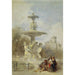 La Fontaine op het Prado Madrid - David Roberts — weergave van het kunstwerk
