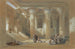 Le Grand Portique du temple d'Esneh, Égypte - David Roberts — weergave van het kunstwerk