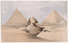 La Grande Sphinx Pyramides de Gizeh Giza 17 juli 1839 - David Roberts — weergave van het kunstwerk