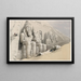 Le Grand Temple d'Abou Simbel, Nubie - David Roberts — ingelijst kunstwerk aan de muur