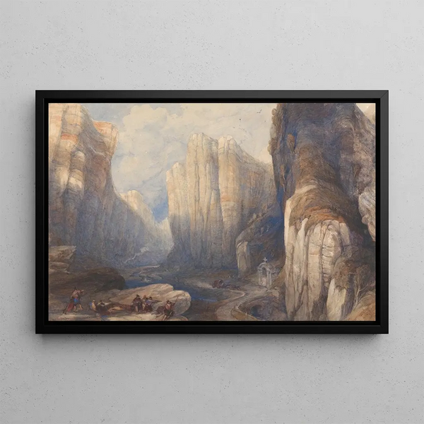 David Roberts - The Pass of Pancorbo The Pyrenees.webp