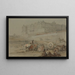 Le Palais Royal Madrid 1832 - David Roberts — ingelijst kunstwerk aan de muur