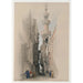 De minaret van de moskee El Rhamree - David Roberts — weergave van het kunstwerk