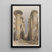 Reproductie van het schilderij Thèbes Grote Zaal in Karnak 28 november 1838 - David Roberts