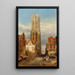 Reproductie van het schilderij Tour de l'église de Saint Rombouts Malines - David Roberts