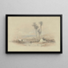 van Jénine, voormalig Jezréel - David Roberts — ingelijst kunstwerk aan de muur