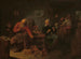 Binnenkant van een schoenmakersatelier - David Ryckaert III — weergave van het kunstwerk
