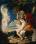 Abraham en Isaac - David Scott — weergave van het kunstwerk