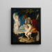 Abraham en Isaac - David Scott — ingelijst kunstwerk aan de muur