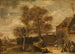 In de boerderijtuin - David Teniers de Jonge — weergave van het kunstwerk