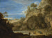 Landschap met een kamp van zigeuners - David Teniers de Jonge — weergave van het kunstwerk