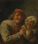 Oud man en vrouw - David Teniers de Jonge — weergave van het kunstwerk