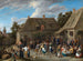Feest van de boeren - David Teniers de Jonge — weergave van het kunstwerk
