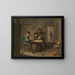 van Landbouwers in een herberg - David Teniers de Jonge — ingelijst kunstwerk aan de muur