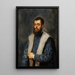 Reproductie van het schilderij Portret van een man naar Titian - David Teniers de Jonge