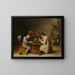 De Kaartspelers - David Teniers de Jonge — ingelijst kunstwerk aan de muur