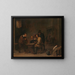 De Spelers - David Teniers de Jonge — ingelijst kunstwerk aan de muur