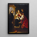 Reproductie van het schilderij Het mystieke huwelijk van Sint Catharina naar Fetti - David Teniers de Jonge