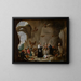 De Verleiding van de Heilige Antonius de Grote - David Teniers de Jonge — ingelijst kunstwerk aan de muur