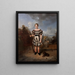 A Young Hunter of the Highlands - David Émile Joseph de Noter — framed artwork on a wall