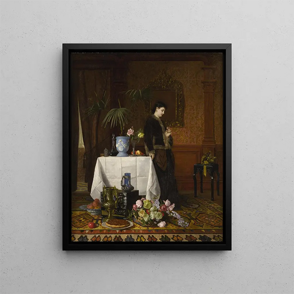 Contemplation - David Émile Joseph de Noter — framed artwork on a wall