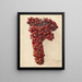 Vitis Sultanina Rosea - Deborah Griscom Passmore — ingelijst kunstwerk aan de muur