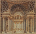Interieur decor van het Pauselijk Paleis - Anoniem — weergave van het kunstwerk