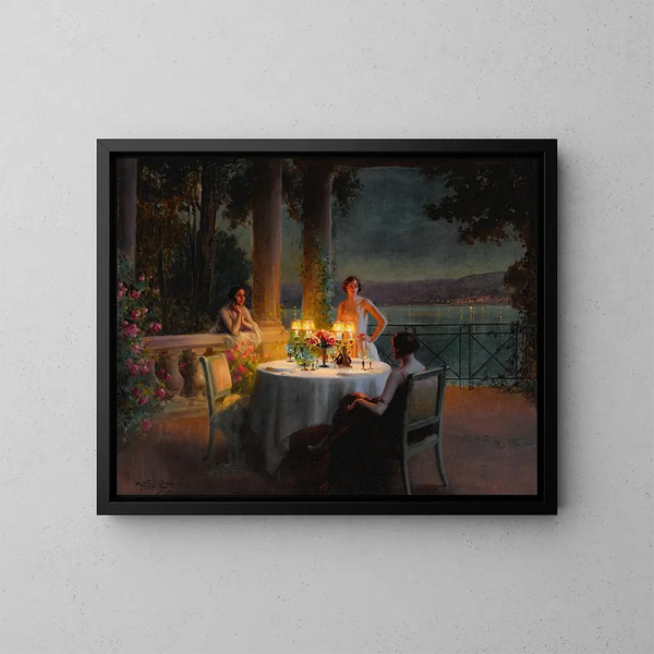 Delphin Enjolras - A candlelit dinner.webp