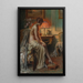 Een dame in de boudoir - Delphin Enjolras — ingelijst kunstwerk aan de muur