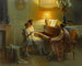 op piano - Delphin Enjolras — weergave van het kunstwerk
