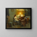 op piano - Delphin Enjolras — ingelijst kunstwerk aan de muur