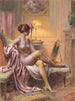 La Toilette par lampe - Delphin Enjolras — weergave van het kunstwerk