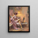 La Toilette par lampe - Delphin Enjolras — ingelijst kunstwerk aan de muur