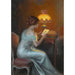 Reproductie van het schilderij Rêverie - Delphin Enjolras
