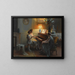 De zangles - Delphin Enjolras — ingelijst kunstwerk aan de muur