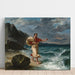 Reproductie van het schilderij Démosthène aan zee - Eugène Delacroix
