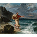 Reproductie van het schilderij Démosthène aan zee - Eugène Delacroix