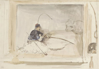 Denis Auguste Marie Raffet - Zittende katoenwerker.webp