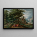 Het Oordeel van Midas - Denis van Alsloot — ingelijst kunstwerk aan de muur