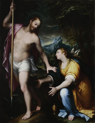 Denys Calvaert - Noli me tangere Resurrected Christ appearing to Mary Magdalene.webp